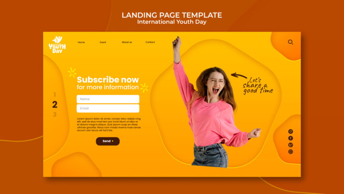 landing page